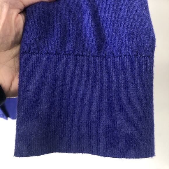 Kate Spade New York Purple Embellished Cashmere Blend Cardigan Sweater Size S/M - Picture 4 of 6